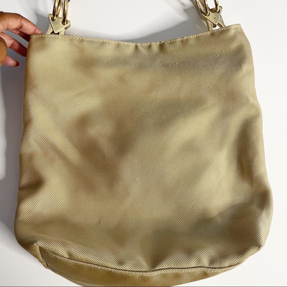 JPK Paris 75 gold nylon bucket bag - Picture 2 of 9